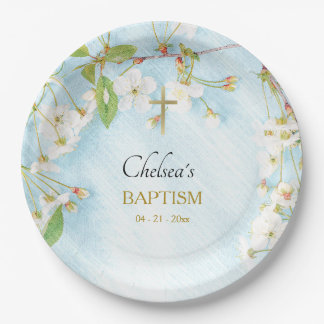 Verlichtingsorthodox Christelijk baptisme Papieren Bordje