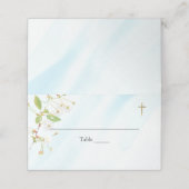 Verlichtingsorthodox Christelijk baptisme Plaatskaartje (Buitenkant ongevouwen)