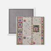 Verlichtingspagina uit het boek Psalms Magneet (Voorkant / Achterkant)