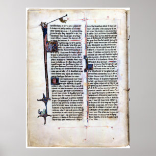 Verlichtingspagina van de Artrische Romance. Poster