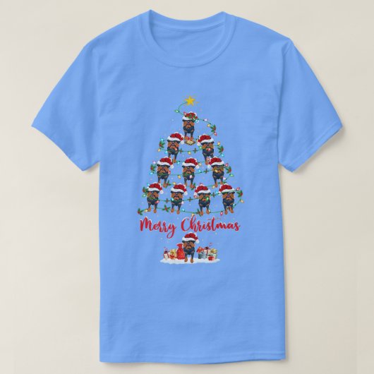 Verlichtingsprogramma's die overeenkomen met Santa T-shirt (Design voorkant)