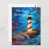 Verlichtingspunt Birthday Briefkaart (Voorkant / Achterkant)