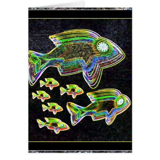 Verlichtingsreflectie : Vis in overstroomlicht (Voorkant)