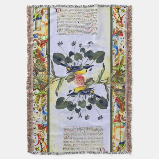 Verlichtingsreflecties Bleek blauw Deken (Voorkant Verticaal)