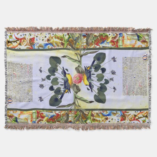 Verlichtingsreflecties Bleek blauw Deken (Voorkant)