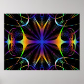 Verlichtingsstrikafdruk Poster (Voorkant)