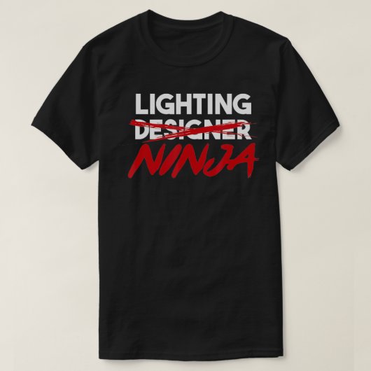 Verlichtingstechnicus Engineer Light Stage Electri T-shirt (Design voorkant)