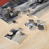 Verlichtingstoren en kustpuzzel legpuzzel (Zijkant)