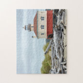 Verlichtingstoren en kustpuzzel legpuzzel (Verticaal)