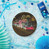 Verlichtingstram voor Blackpool-Bord Papieren Bordje (Feest)