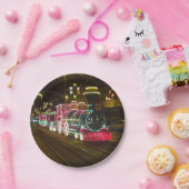 Verlichtingstram voor Blackpool-Bord Papieren Bordje (Feest)