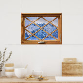 Verlichtingsvenster van het Fake-venster - Nieuwe Poster (Keuken)