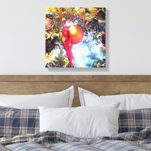 Verlichtingsversieringen Canvas Afdruk (Insitu (Slaapkamer))