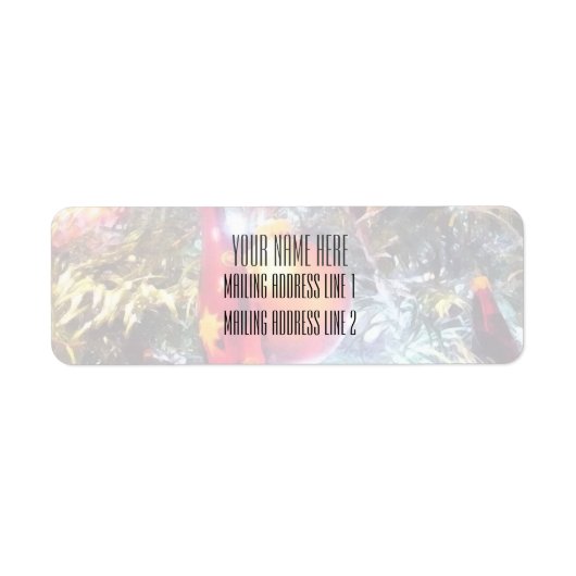 Verlichtingsversieringen Etiket (Voorkant)