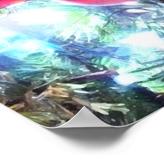 Verlichtingsversieringen Poster (Hoek)