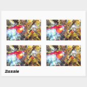 Verlichtingsversieringen Rechthoekige Sticker (Vel)