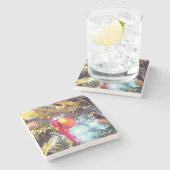 Verlichtingsversieringen Stenen Onderzetter (Zijkant)