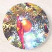 Verlichtingsversieringen Zandsteen Onderzetter (Voorkant)