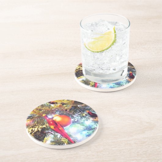 Verlichtingsversieringen Zandsteen Onderzetter (Zijkant)