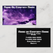 VerlichtingsVisitekaartje Visitekaartje (Voorkant / Achterkant)