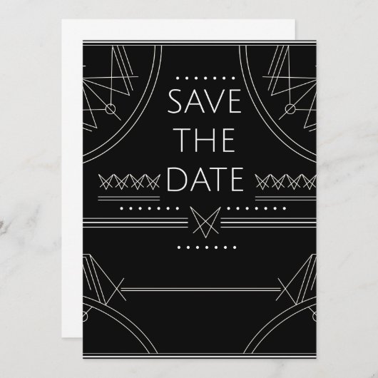 verlichtminati sparen de datum save the date (Voorkant / Achterkant)