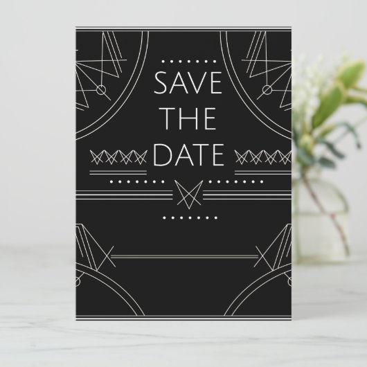 verlichtminati sparen de datum save the date (Staand voorkant)