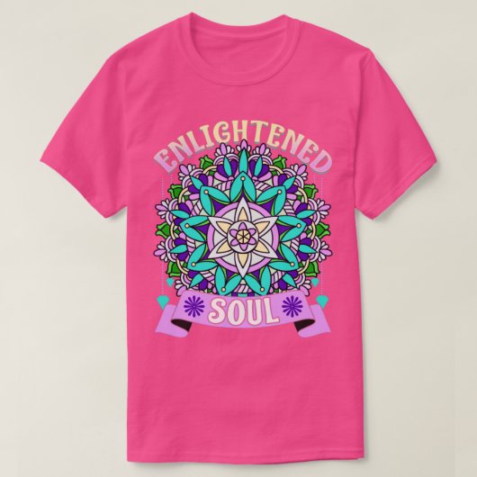 Verlichtte sol Spirit spiritualiteit Mandala Zen D T-shirt (Design voorkant)