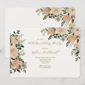 Verliefd 3 Bloemen Kaart (Voorkant / Achterkant)