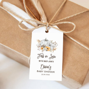 Verliefd Baby Shower Cadeaulabel
