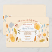 Verliefd Baby Shower Uitnodiging (Voorkant / Achterkant)