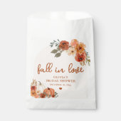 Verliefd Boho Terracotta Pompoen Bruiloft Bedankzakje (Voorkant)