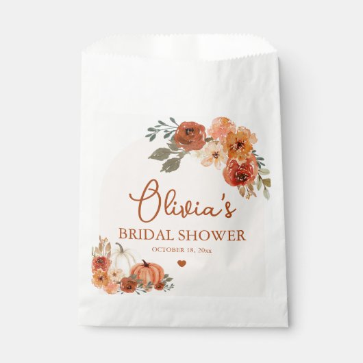 Verliefd Boho Terracotta Pompoen Bruiloft Bedankzakje (Voorkant)