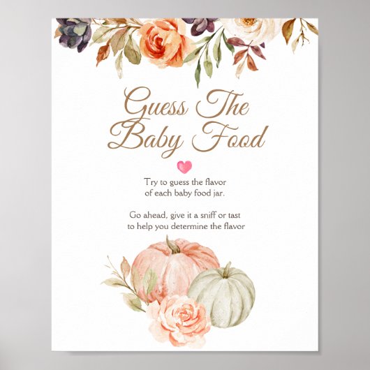 Verliefd Bruidsuitnodiging Raad de Babyvoeding Poster (Voorkant)