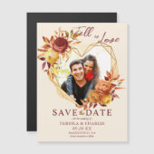 Verliefd Foto Huwelijk Save the Date Magneet (Voorkant / Achterkant)