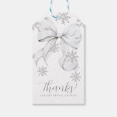 Verliefd in de sneeuw cadeaulabel (Voorkant)