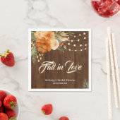 Verliefd in herfst - Bruiloft met herfstbloemen Servet (Insitu)
