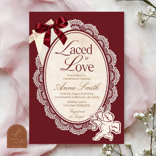 verliefd in liefde vintage romantische bruidsuitno kaart