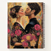 Verliefd koppel, trouwdag notitieboek (Achterkant)