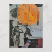 Verliefd om door te gaan Collage Briefkaart (Voorkant)
