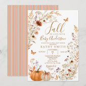 Verliefd op Baby Shower Kaart (Voorkant / Achterkant)