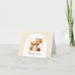Verliefd op Boho Baby shower Bedankkaart