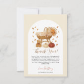 Verliefd op Boho Baby shower Bedankkaart (Voorkant)