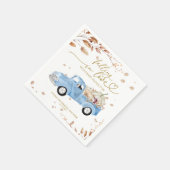 Verliefd op Boy Herfst Baby shower Servet (Hoek)