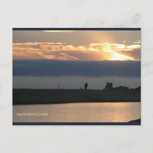 Verliefd op Carmel | Blue Beach Song™-Briefkaart Briefkaart (Voorkant)