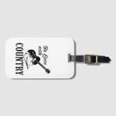 Verliefd op country bagagelabel (Voorkant (horizontaal))