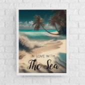 Verliefd op de Zee | Tropische Kunst Poster