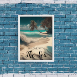 Verliefd op de Zee | Tropische Kunst Poster