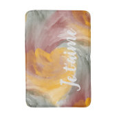 Verliefd op Franse herfstverf Waterverf wervelinge Badmat (Voorkant Verticaal)