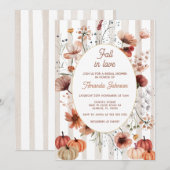 Verliefd op Herfst Wildflower Vrijgezellenfeest Kaart (Voorkant / Achterkant)