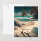 Verliefd op het Zee | Tropische kunst Briefkaart (Voorkant / Achterkant)